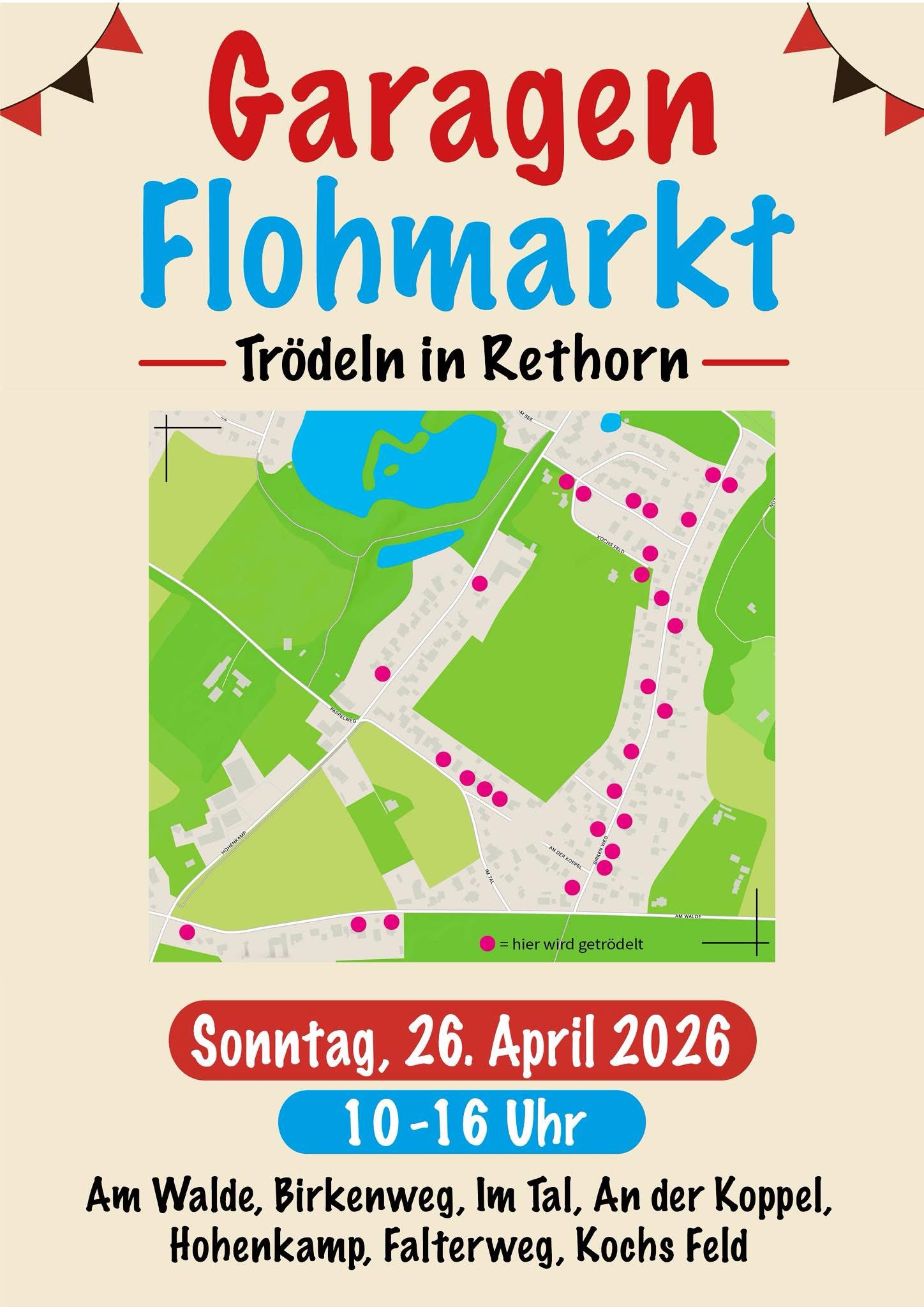 Garagenflohmarkt in Rethorn