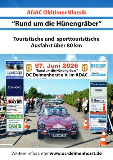 Oldtimer-Rallye "Rund um die Hünengräber" 2026