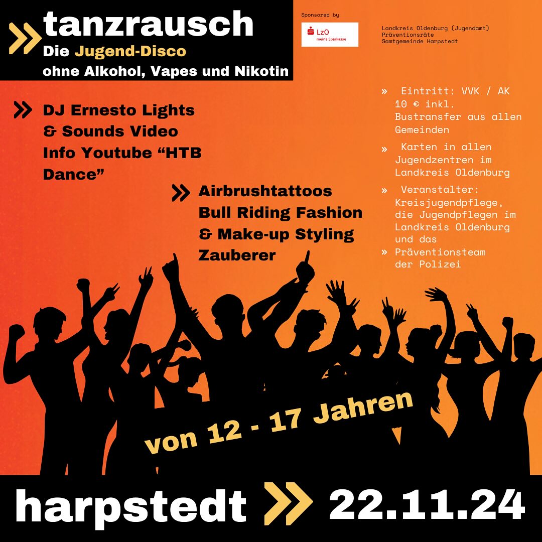 Tanzrausch Jugenddisco